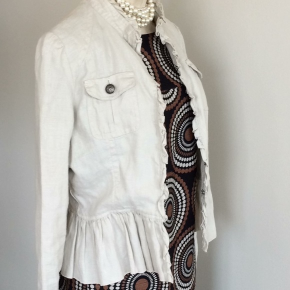 ⭐️⭐️ Linen Jacket ⭐️⭐️ - Picture 1 of 7